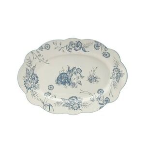 Bunny Floral Stoneware Serving Tray Blue Easter - Way to Celebrate,
Walmart 2026